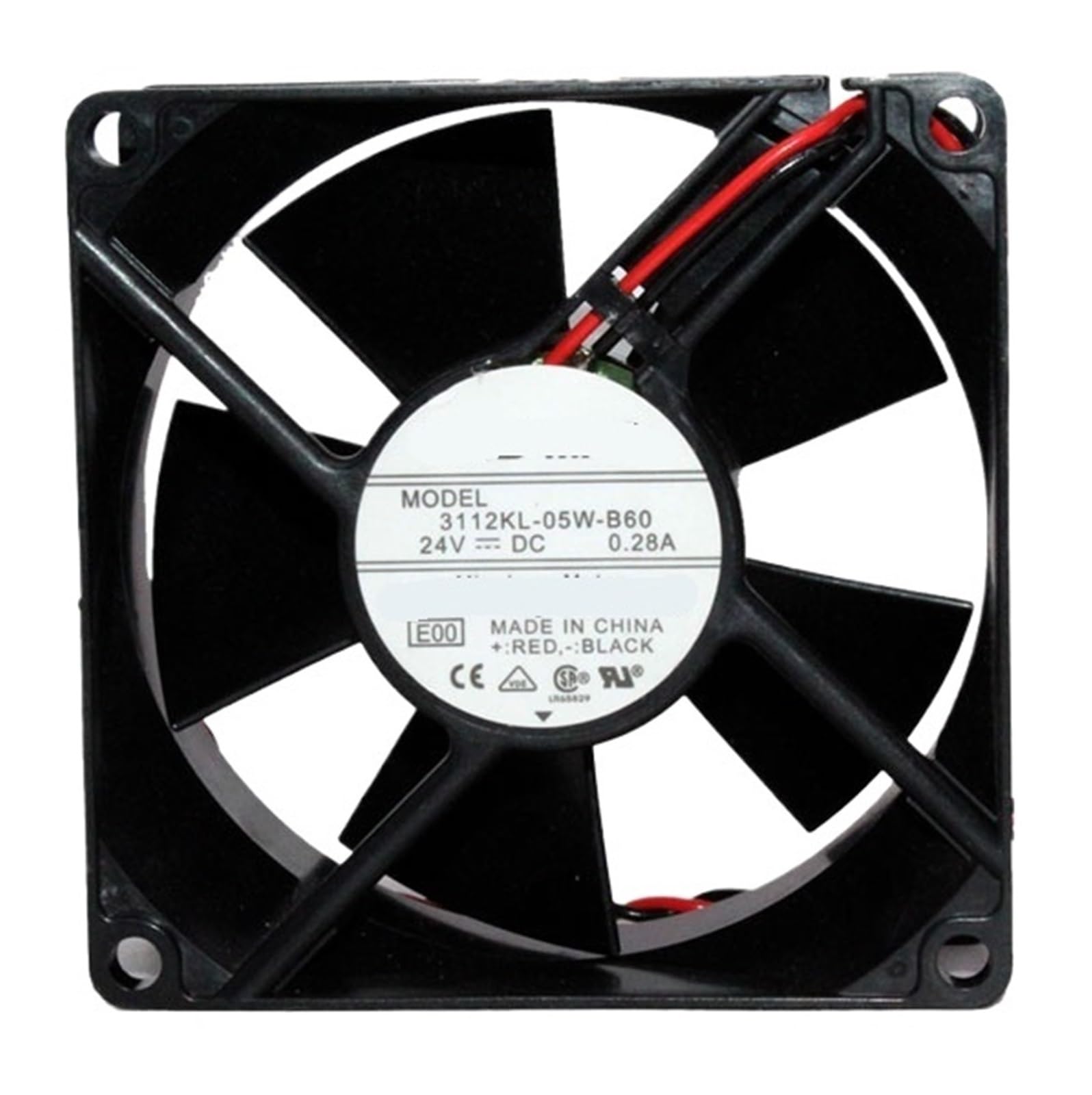 ZBWZXBDJ 3112KL-05W-B60 24V 0.28A inverter cooling fan 8CM