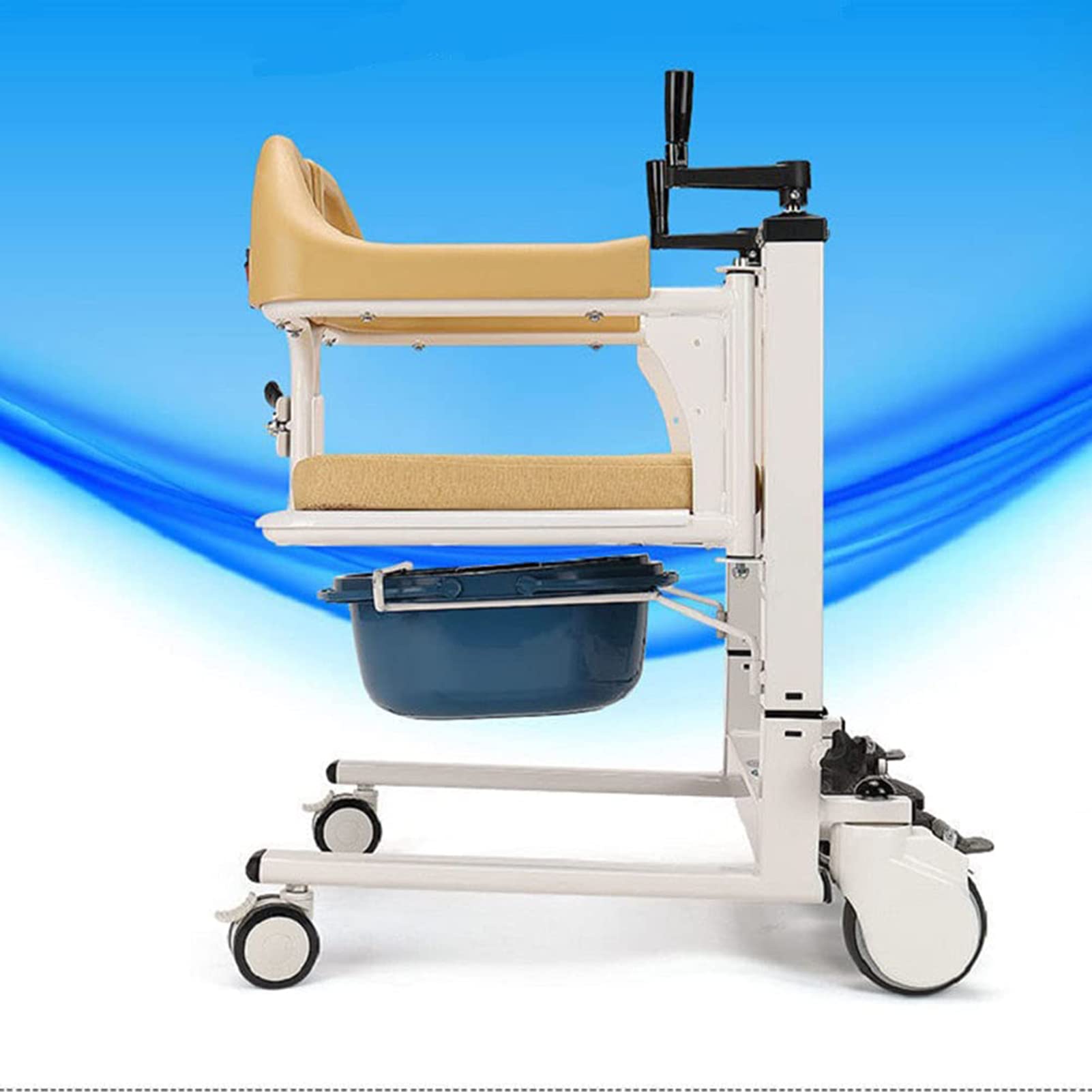 Silla de Traslado de Pacientes, Elevador para Silla de Ruedas, Grúa para Elevación Y Traslado de Pacientes, Silla de Traslado de Pacientes Multifuncional