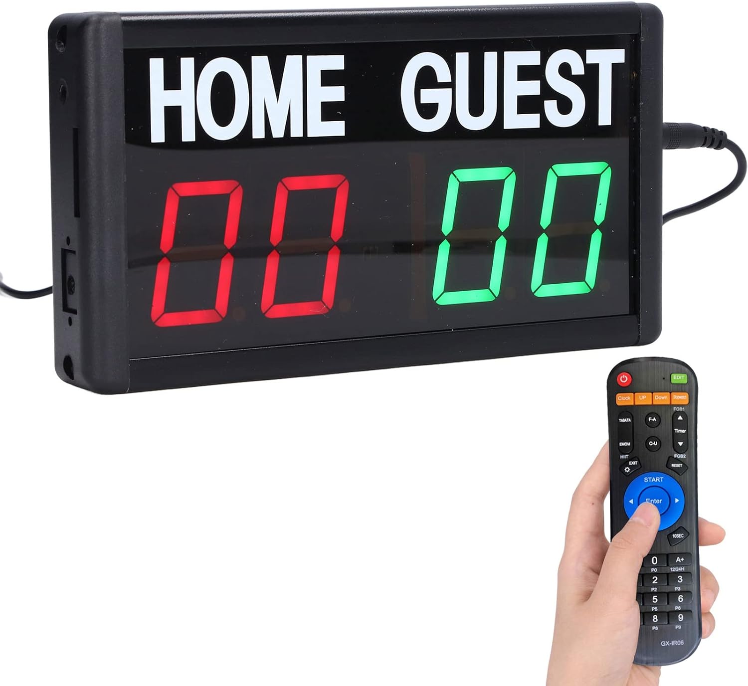 Electronic Scoreboard, Portable Digital Scoreboard with IR