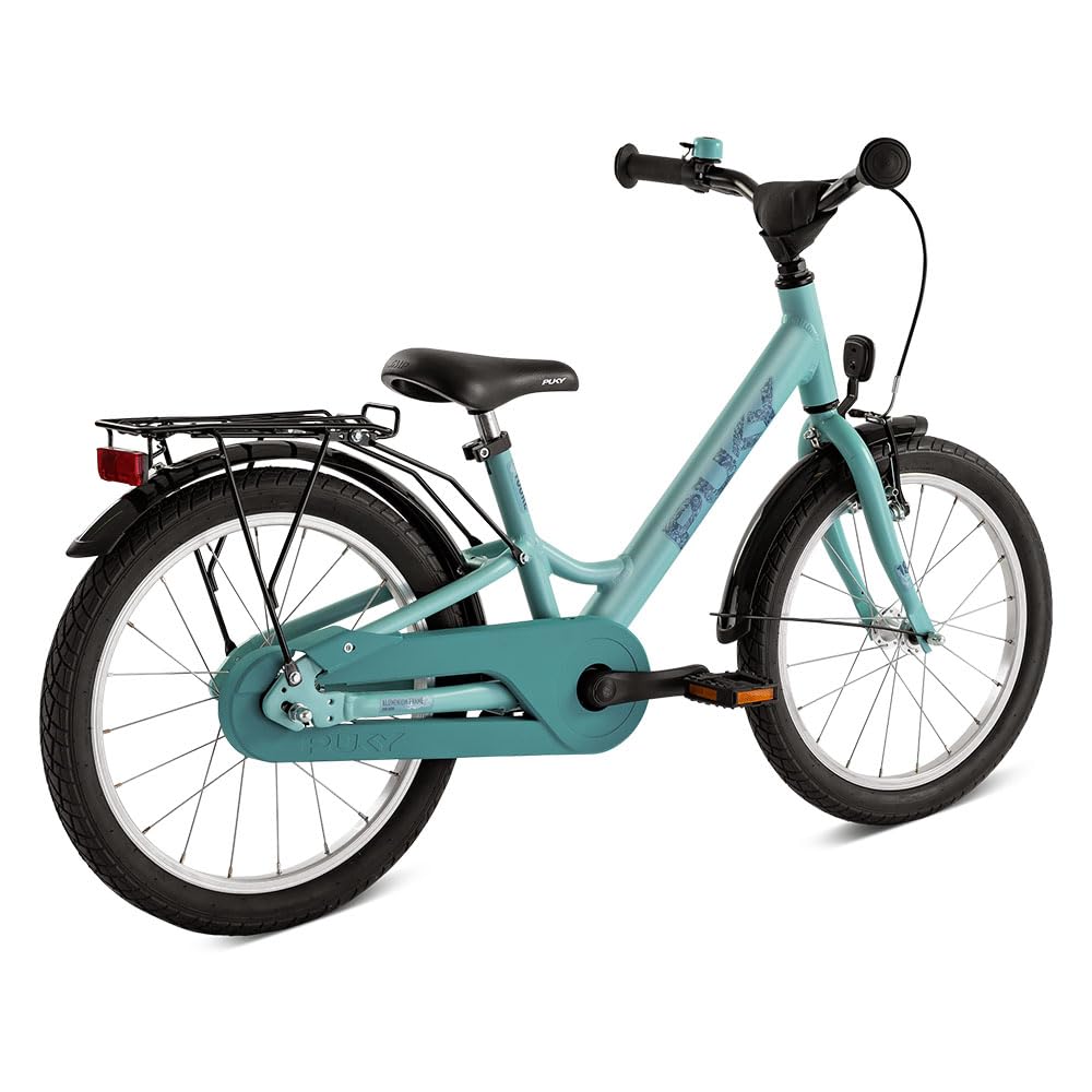 PUKY YOUKE 18 | Kinderfahrrad 18 Zoll ab 5 Jahren | Fahrrad für Kinder mit Rücktrittbremse & V-Brake | Höhenverstellbar & Leicht | Kinder Fahrrad ab 5 Jahre | Made in Germany | Gutsy Green