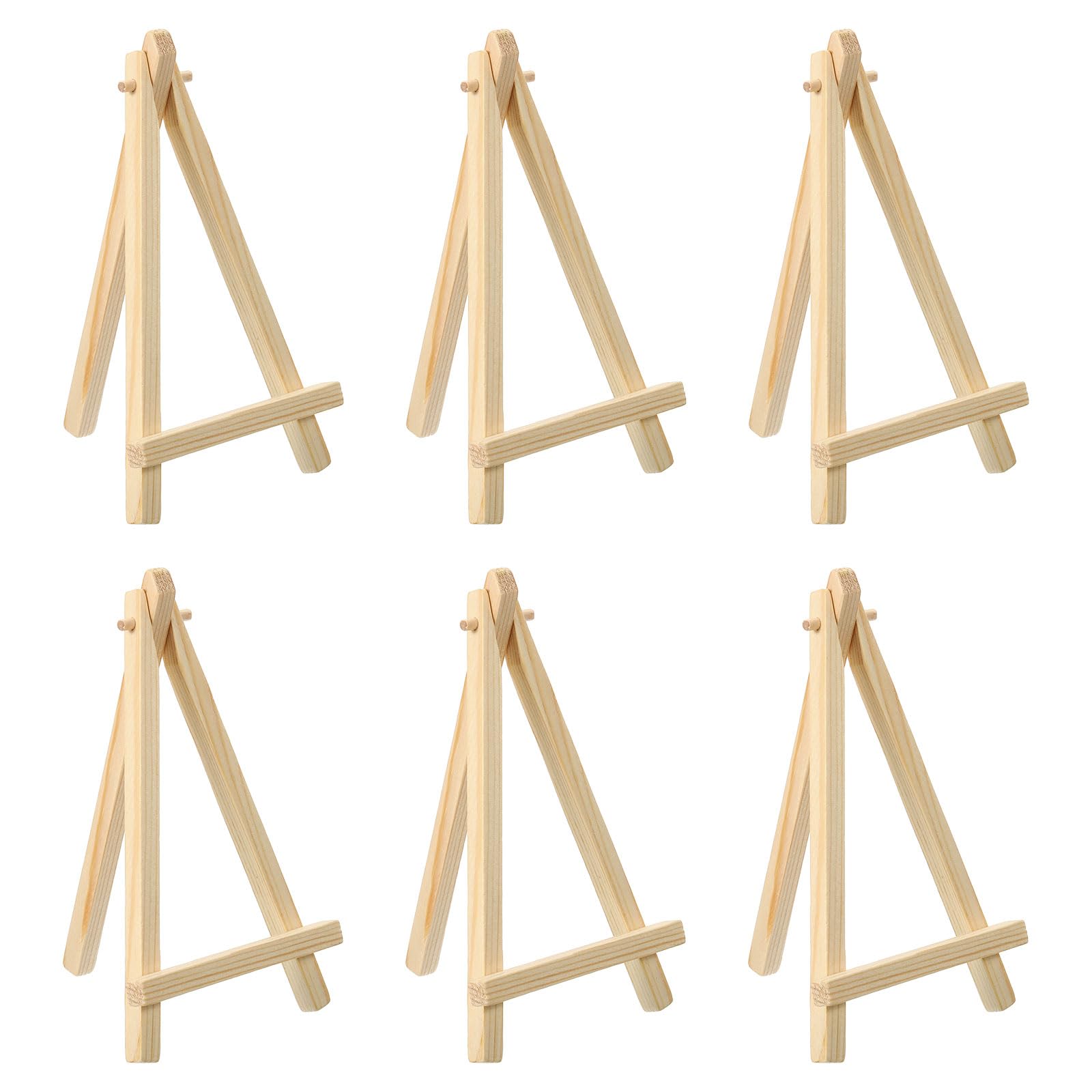 Mini chevalet en bois haut de gamme 16 cm PATIKIL | Support stable pour toile