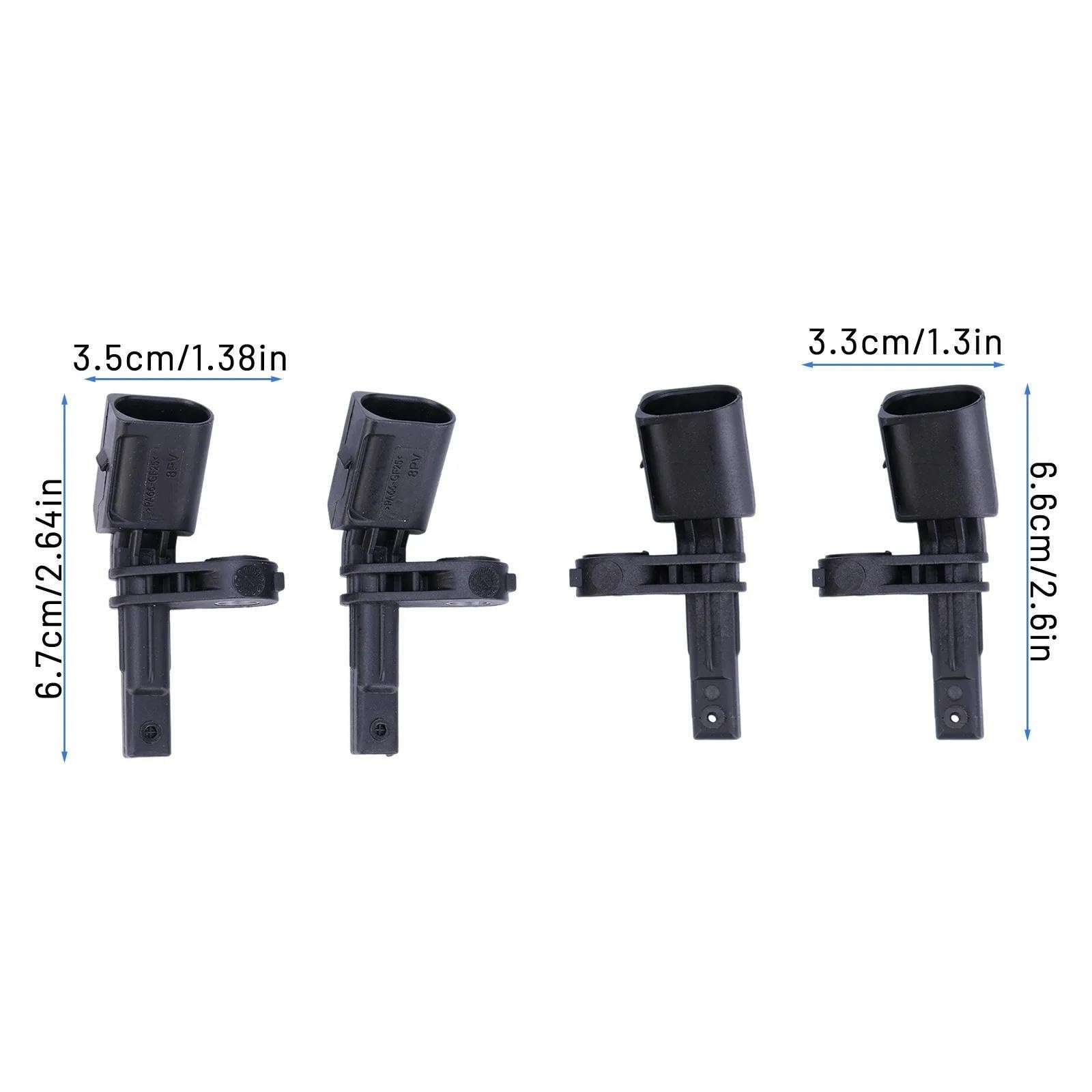 Sensor Velocidad Rueda 7H0927803 7H0927804 para VW para T5 para T6 ABS Sensor Velocidad Rueda Freno Ruedas Delanteras Traseras