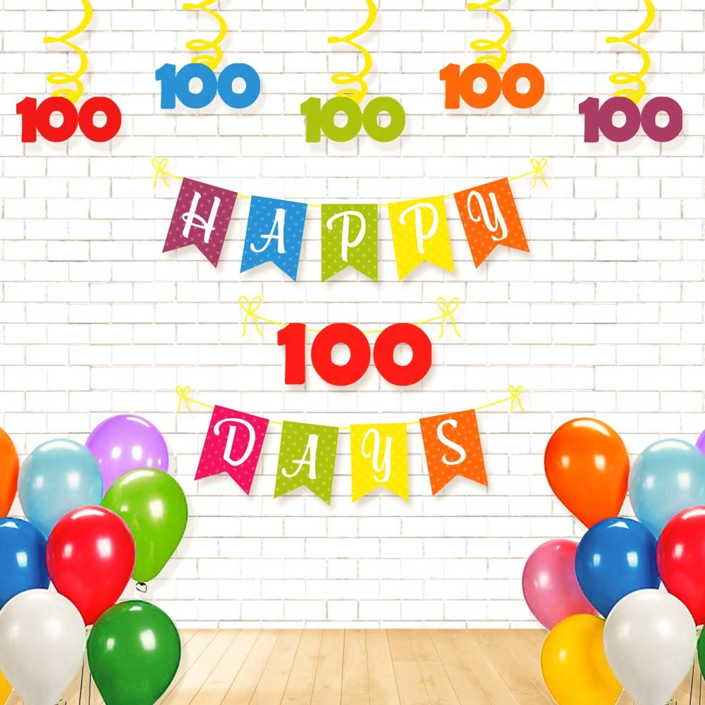 Untumble 100 Days Birthday Celebration Decor Party Pack