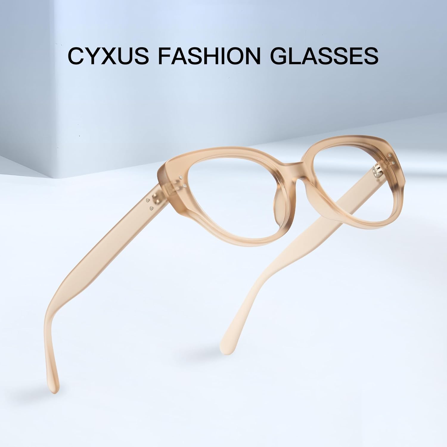 Cyxus Nerd Glasses for Women Men Non Prescription Eyewear Frames Fashion Eyeglasses Clear Lens for any Occasion 8232 - Image 6