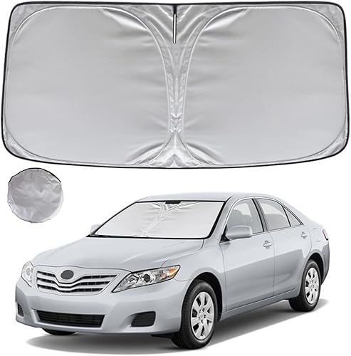 KAYZT Parasol para parabrisas para Toyota Camry 2007-2011, plegable, para ventana delantera, accesorios de automóvil