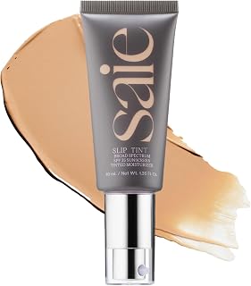 Slip Tint Tinted Sunscreen for Face, SPF 35, Three (1.35 oz) | Clean Tinted Moisturizer, Dewy & Hydrating Finish Sheer Skin Tint with Hyaluronic Acid, SPF 35 Mineral Face Sunscreen