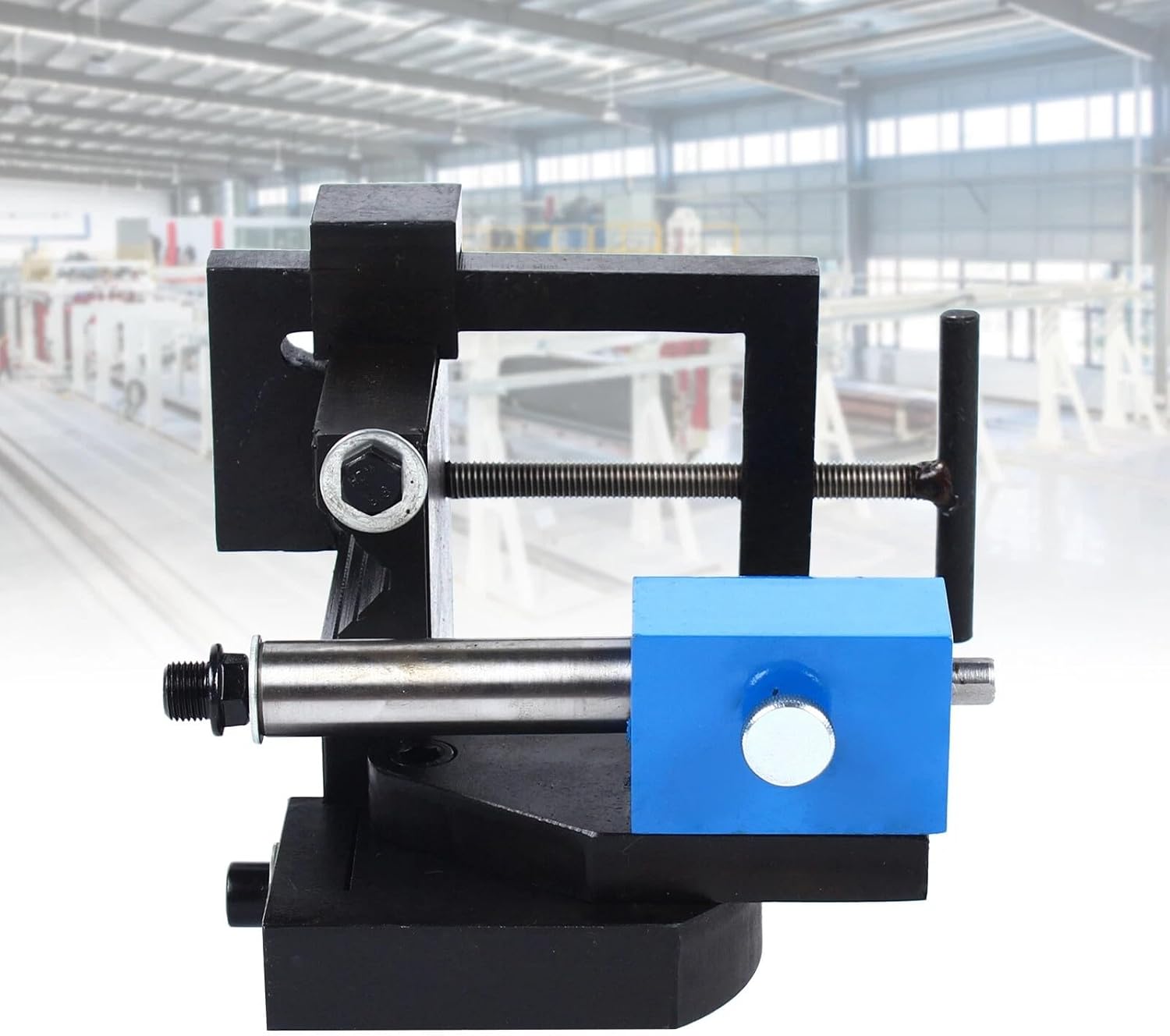 Industrial Professional Pipe and Tube Notcher 3/4" - 3" Fabrication Tool, Adjustable Angle 0-50°, Heavy-Duty for 3/4" to 3" OD Pipes, 1/2" Drill