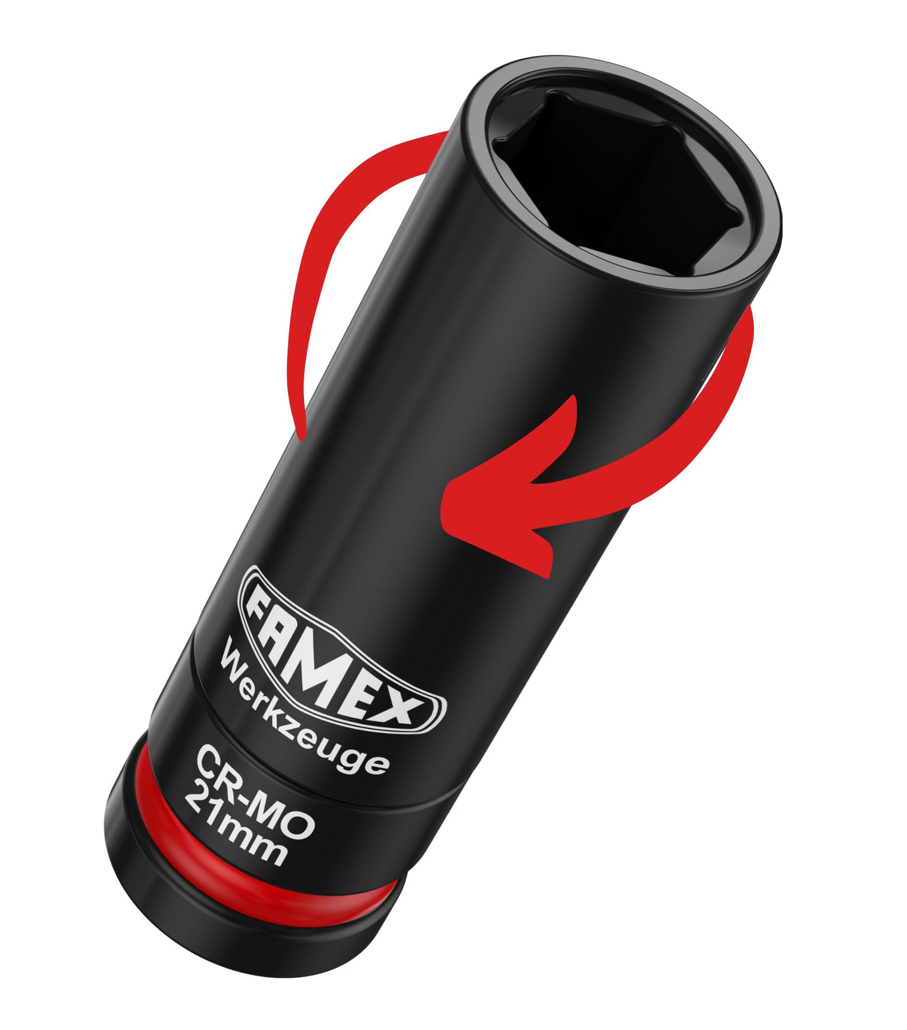 FAMEX 10886-3N-KS Llave dinamométrica 1/2" (12,5 mm) | 30-210 Nm con certificado de calibración - Juego de ahorro con inserciones suaves para tornillos de rueda | para coches y furgonetas