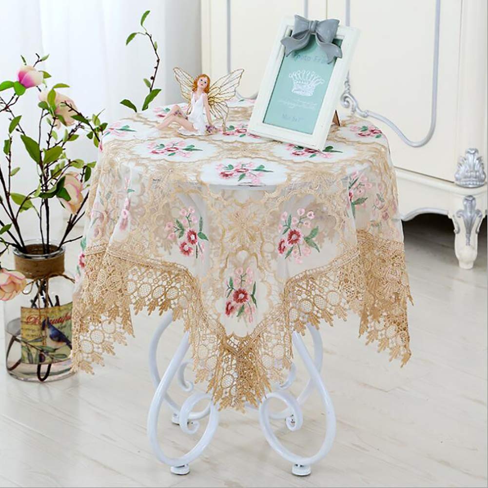 Serviette lavable pour table basse anti-poussière en macramé