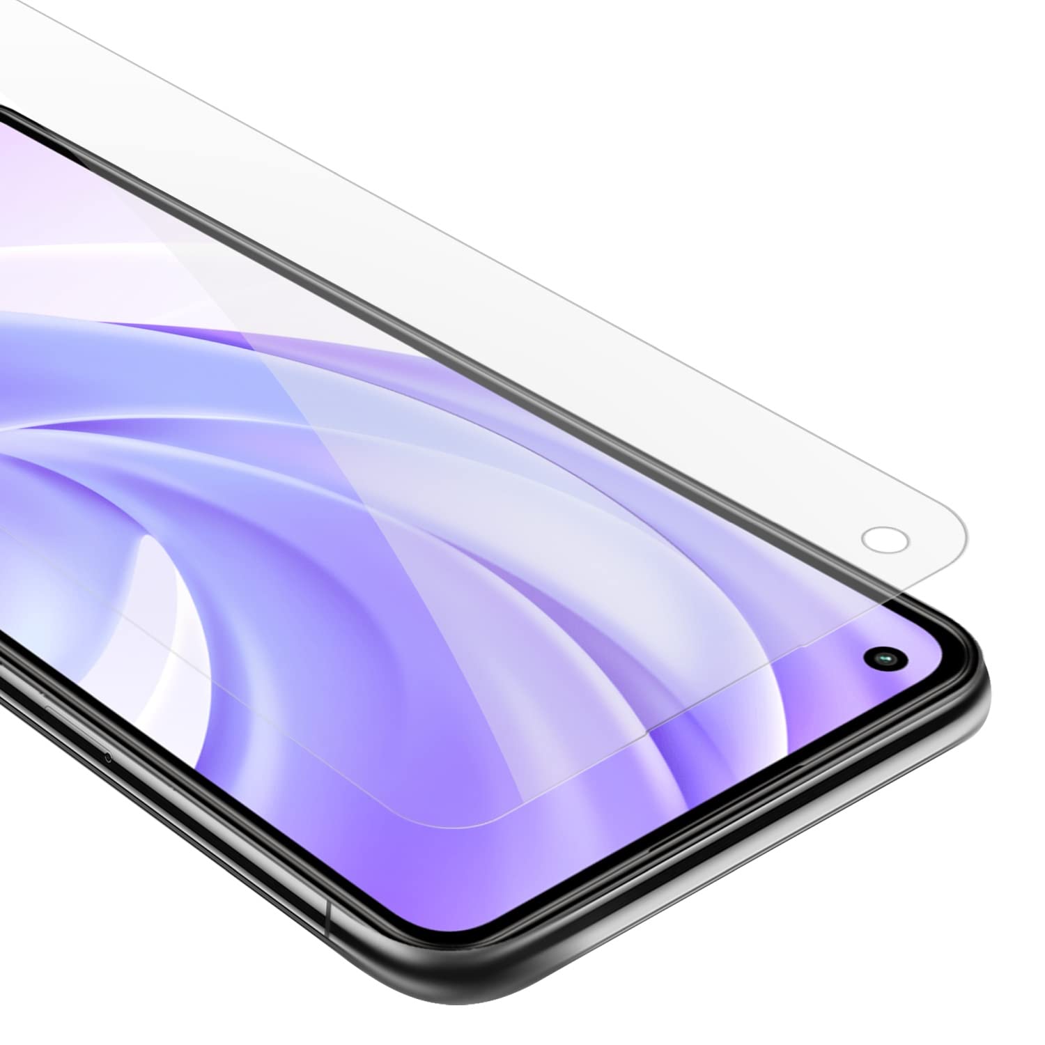 Cadorabo 3x Pellicola Protettiva copertura completa compatibile con Xiaomi Mi Note 10 Lite in TRASPARENTE con