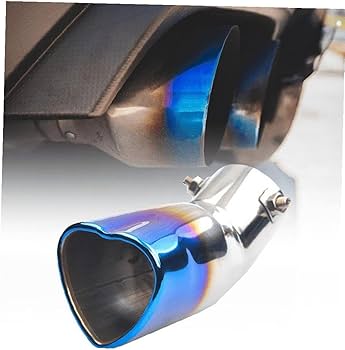 Amazon.co.jp: KJOET ハート型 車用マフラーカッター ステンレス