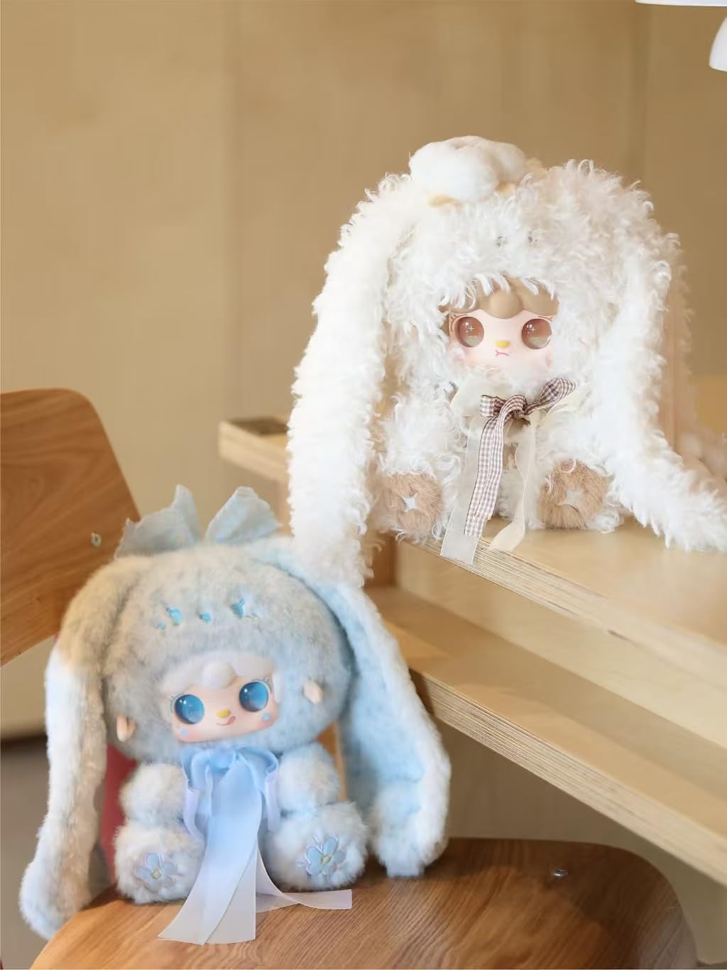 シークレットウサギ耳付きふわふわぬいぐるみ Amazon.co.jp: Yooki 400% うさぎの花絮 ぬいぐるみ｜35cmビッグサイズ