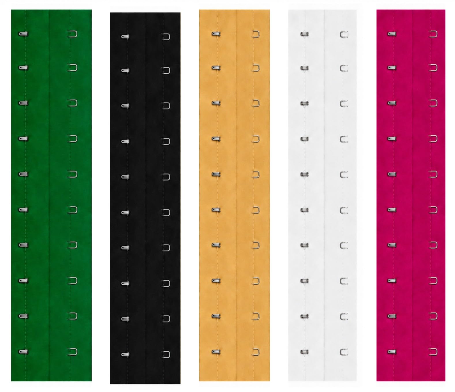 Hook Patti | Hook and Eye Patti | 5 Color Pack | 1 Meter Each | Readymade for Blouse, Lehenga, Skirts.-image-38