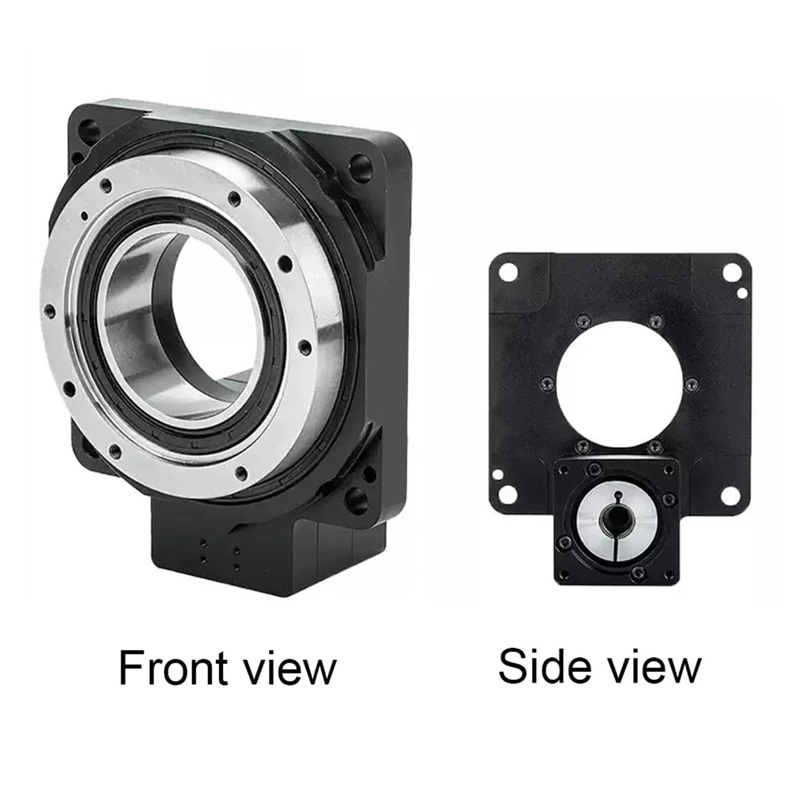 Réducteur planétaire 130 mm 1 arcmin Plateforme rotative Creuse Remplace Le Moteur DD/Le diviseur de Came Moteur Pas à Pas 10/18:1 Biseau Nema23 Nema34(Ratio 150 to 1,9.525mm Input Nema23)