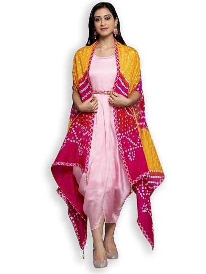Buy Get Glamr Women Pink Drape Dress 