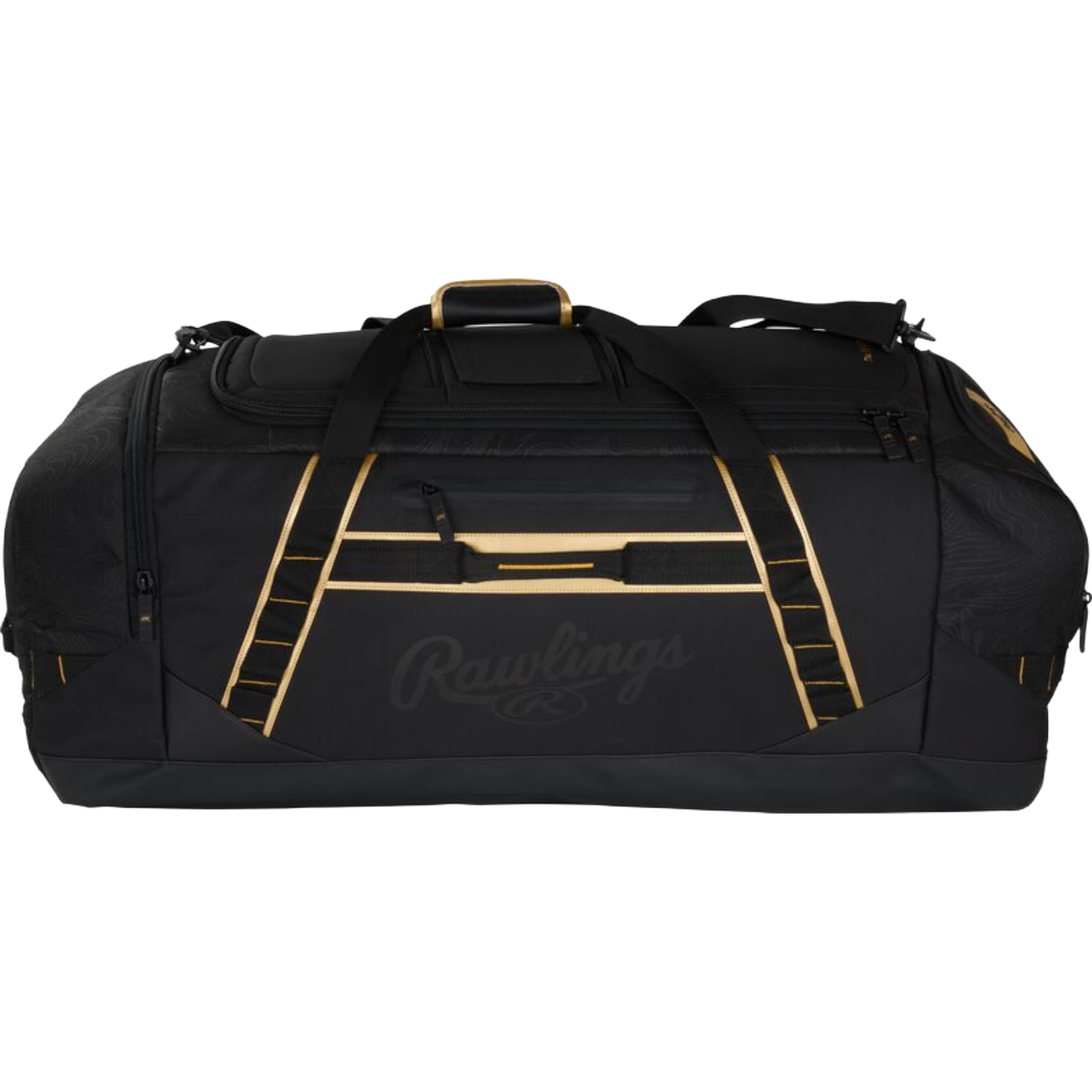 Rawlings Gold Collection - Bolsa de Lona XL | Negro |, Black, Bolsa de béisbol