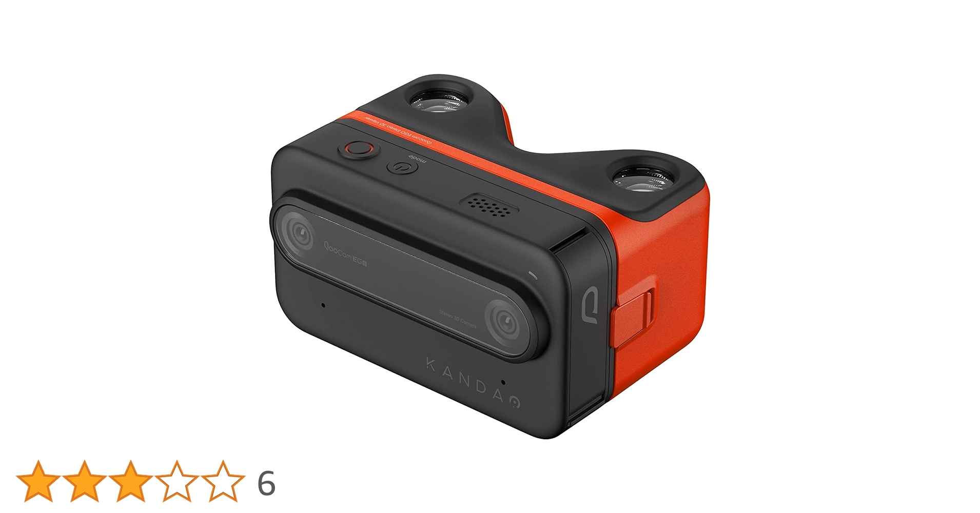 Amazon | Kandao QooCam EGO 3Dカメラ ブラック | ウェアラブル