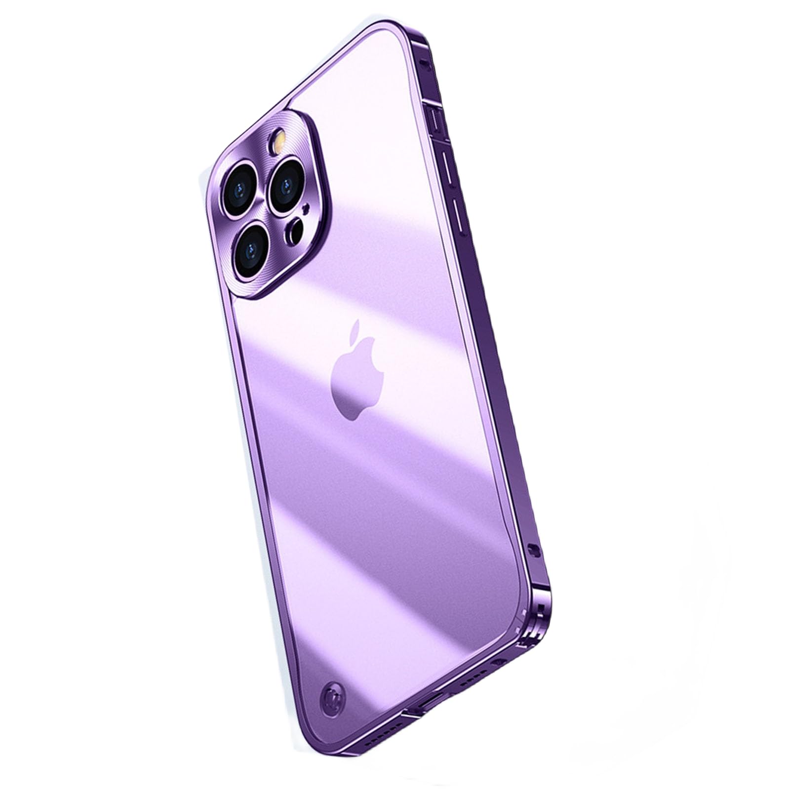 Coque antichoc iPhone 15 Pro Max violette avec protection objectif photo - 8