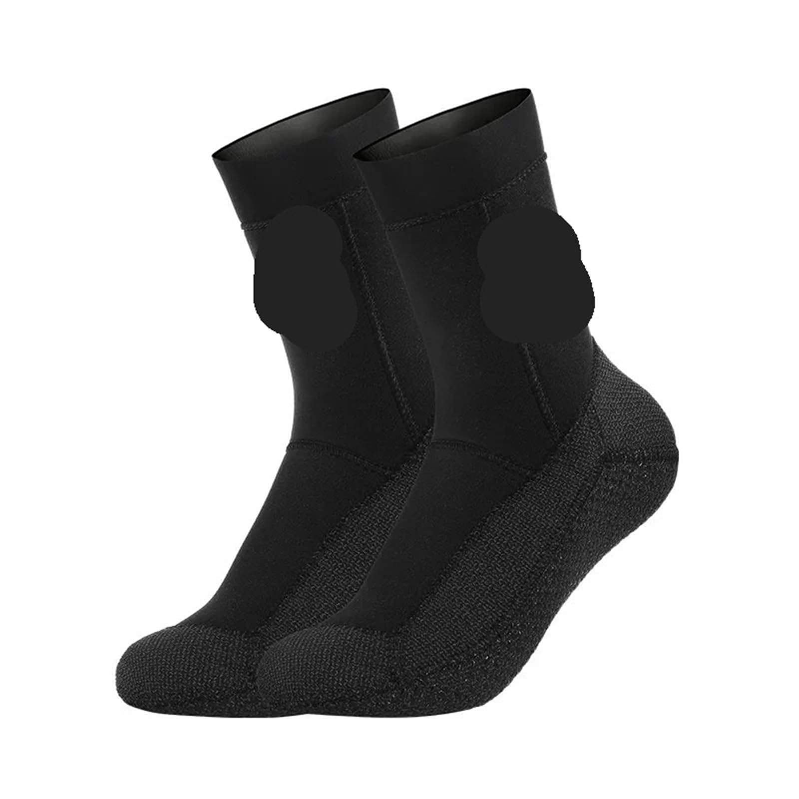 Wasserdichte Socken Wasserdichte Socken, verdickt, warm, verschleißfest, wasserdicht, rutschfest, kältebeständig, superelastisch FüR Wie Laufen