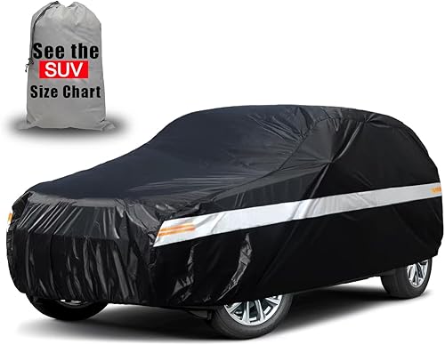Funda impermeable para automóvil SUV para todo tipo de clima, cubiertas exteriores completas para SUV, ajuste universal Toyota RAV4, BMW X3X4, Audi