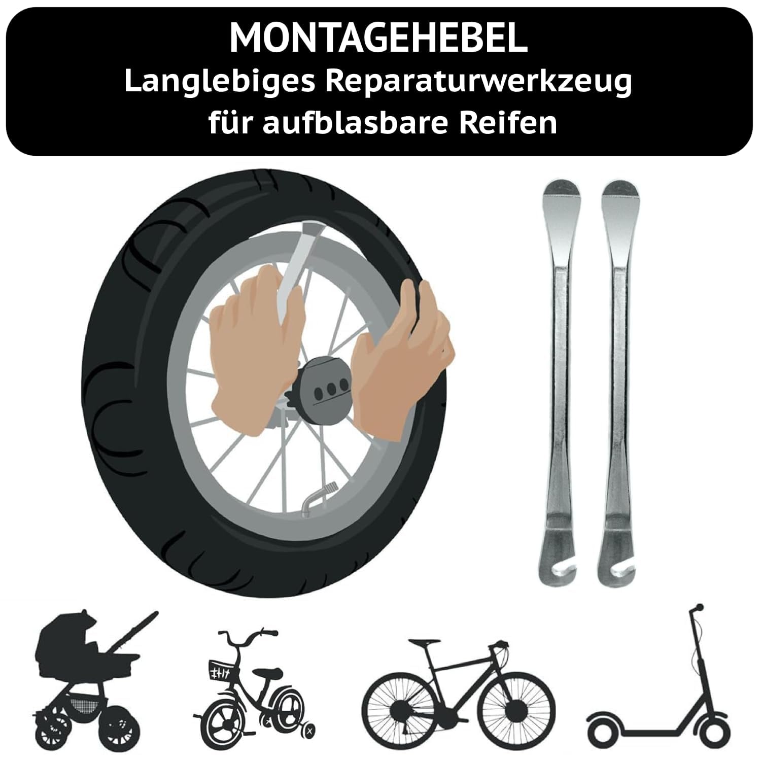 Natcoo Slang 12 inch, 12 1/2 x 2 1/4 57-203, dubbele dikte, 45° ventiel, voor kinderwagens, kinderfietsen, loopfietsen, steppen, pedaalkarts, driewielers, duurzaam en veelzijdig