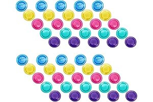 Round Multicolor Magnets for Home, School, and Office
