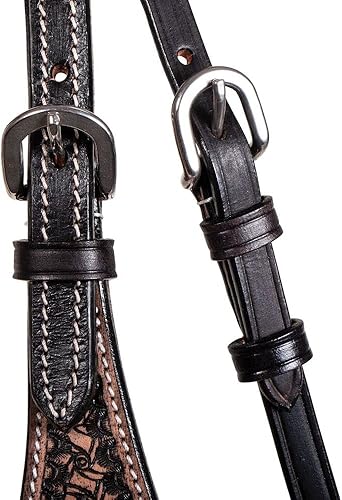 Miniatura 5 de Schneiders Doble S Reno - Caballo con banda para la cabeza  Elegante accesorio ecuestre  Hebilla de acero inoxidable duradera  Tamaño ajustable