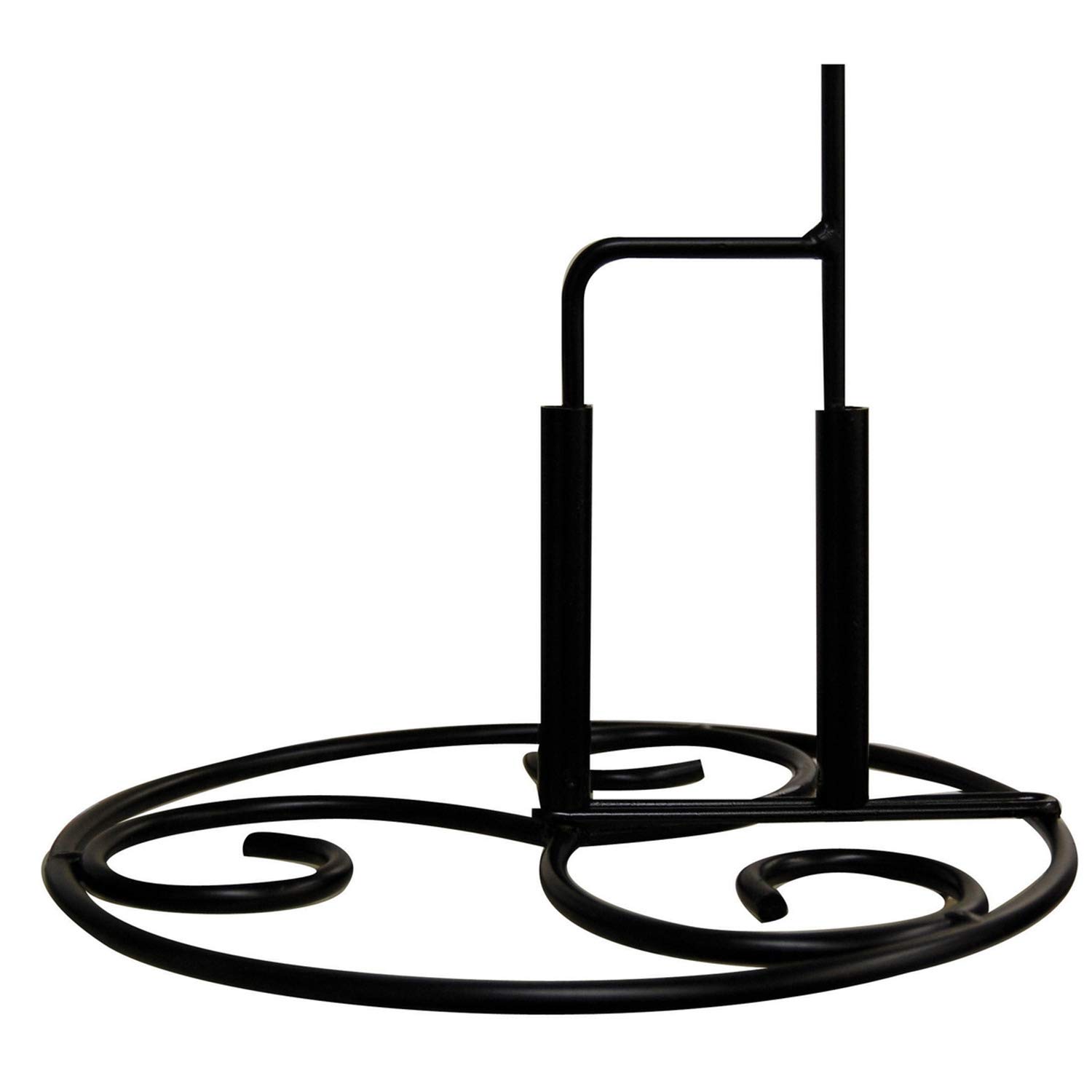 Red Carpet Studios Ornate Freestanding Base for Flag Pole Black 5" T x 12" D