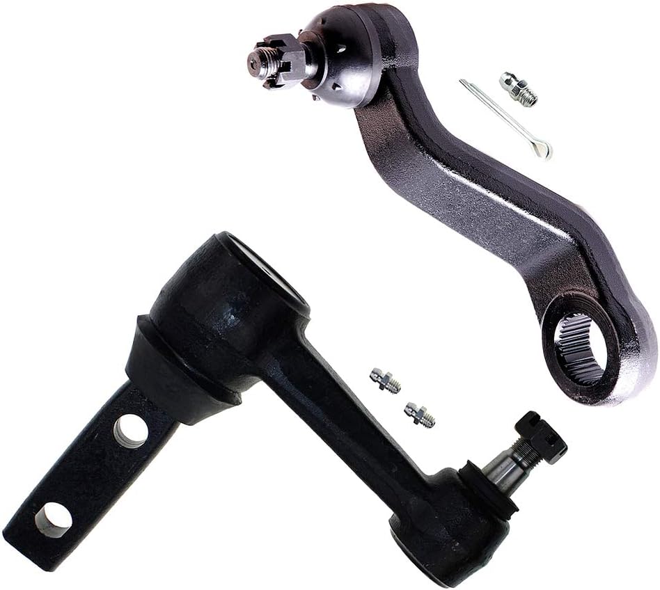 SCITOO 2PC Front Suspension Kit for Dodge Ram 2500 1994-1999 Pitman Arm Idler Arm Auto Parts