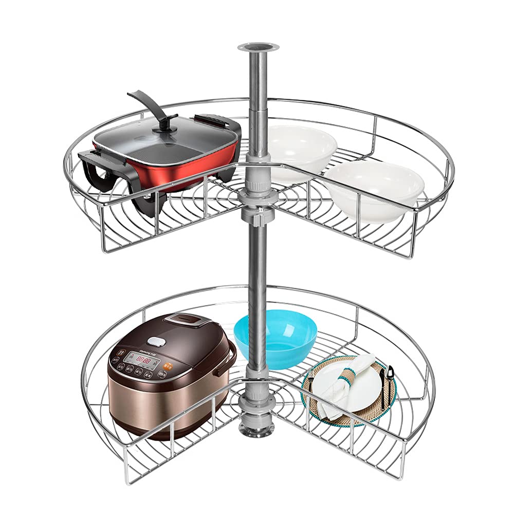 Buy Atposh 24" Kidney Chrome Lazy Susans Kitchen Corner