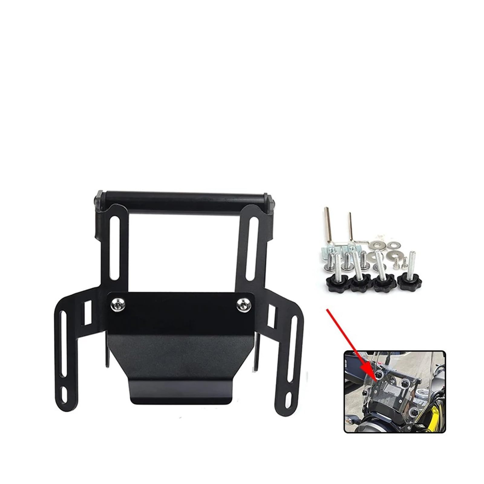 staffa navigazione telefono GPS Per SUZUKI Per DL250 Per V-STROM Per DL 250 Per Vstrom Staffa Per Piastra Navigazione GPS Supporto Telefono Supporto Parabrezza Staffa Sollevamento