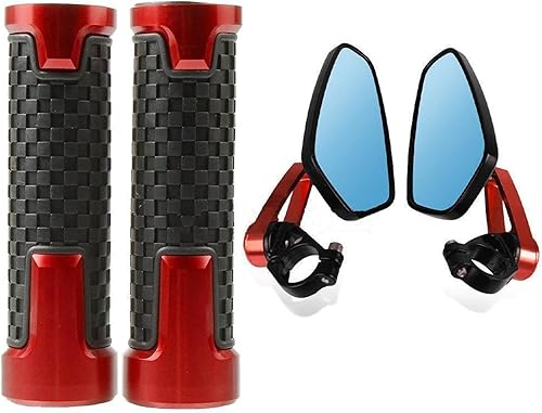 POPUCE Accessories Motorcycle Mirror 78" 22mm Universal Handlebar Grip Bar End Side Rearview Mirrors for Yamaha XT660 R XT660R 2004-2016 2015 2014