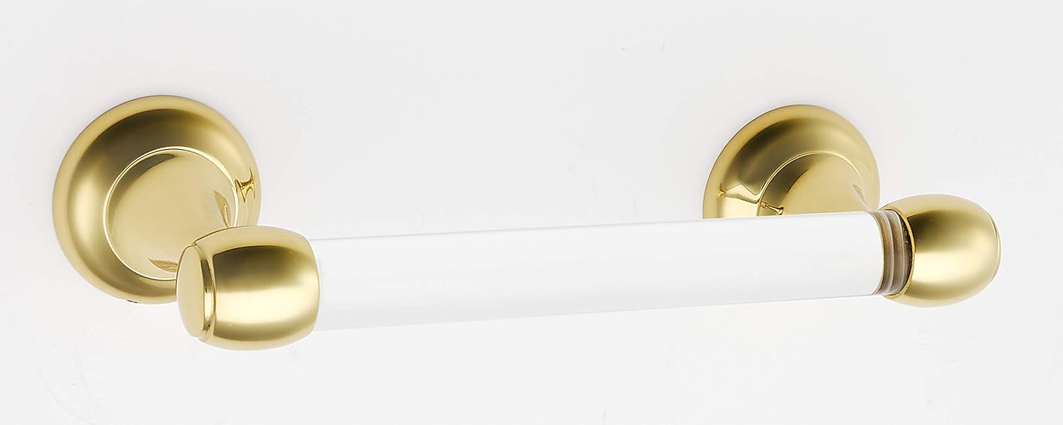 Alno A7362-MB Alno A7362 Royale Modern Acrylic 6-1/4" Wide Double Post Toilet Paper Holder
