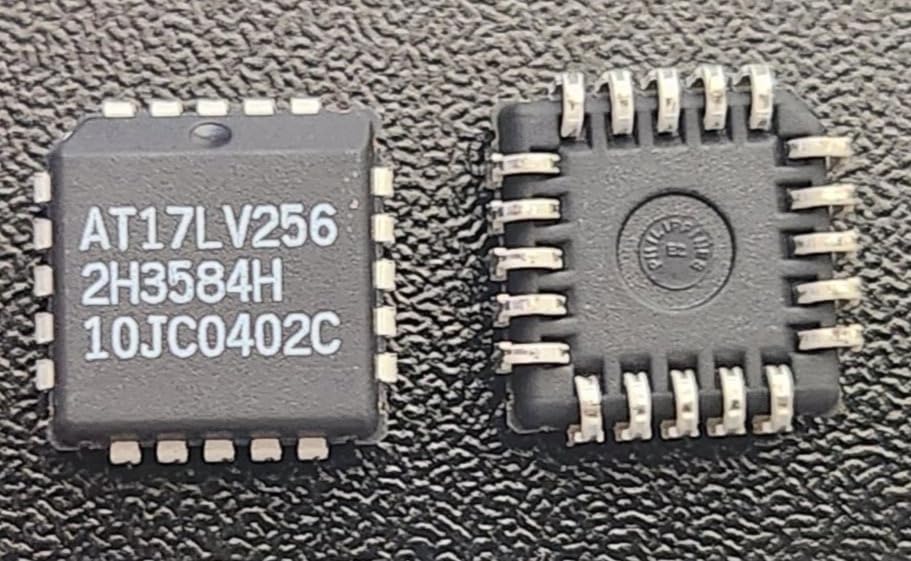 (1 PC) AT17LV256-10JC ATMEL IC SER CFG PROM 256K 3.3V 20PLCC