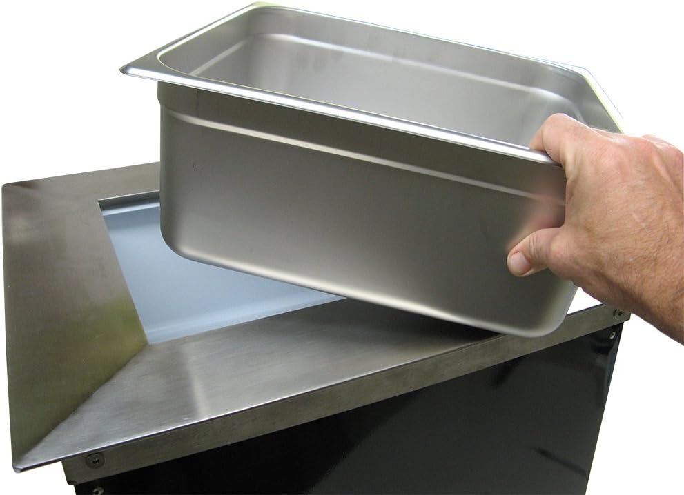 Drop-in Commercial Refrigeration Cold Well Chiller Insert for Coffee Counters to keep Milk & Cream refrigerated fresh 120 Volts