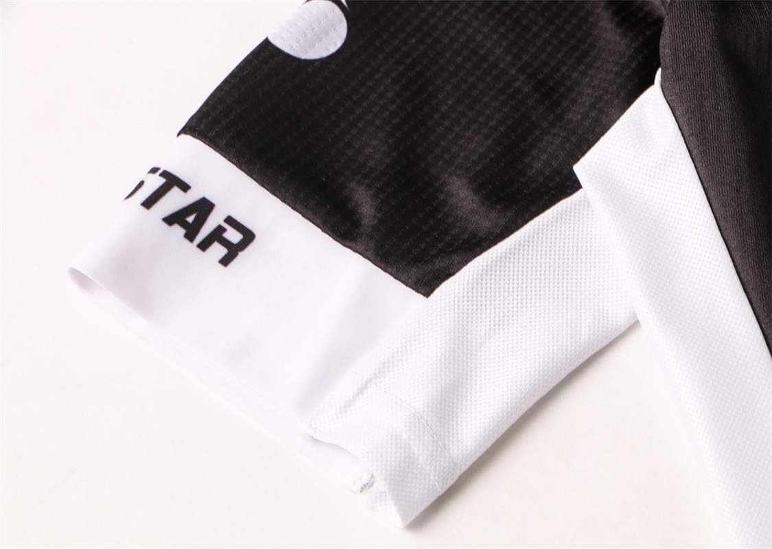 Cycling Jersey Men Full Zip Bike Shirt Racing Top Bicycle Clothing