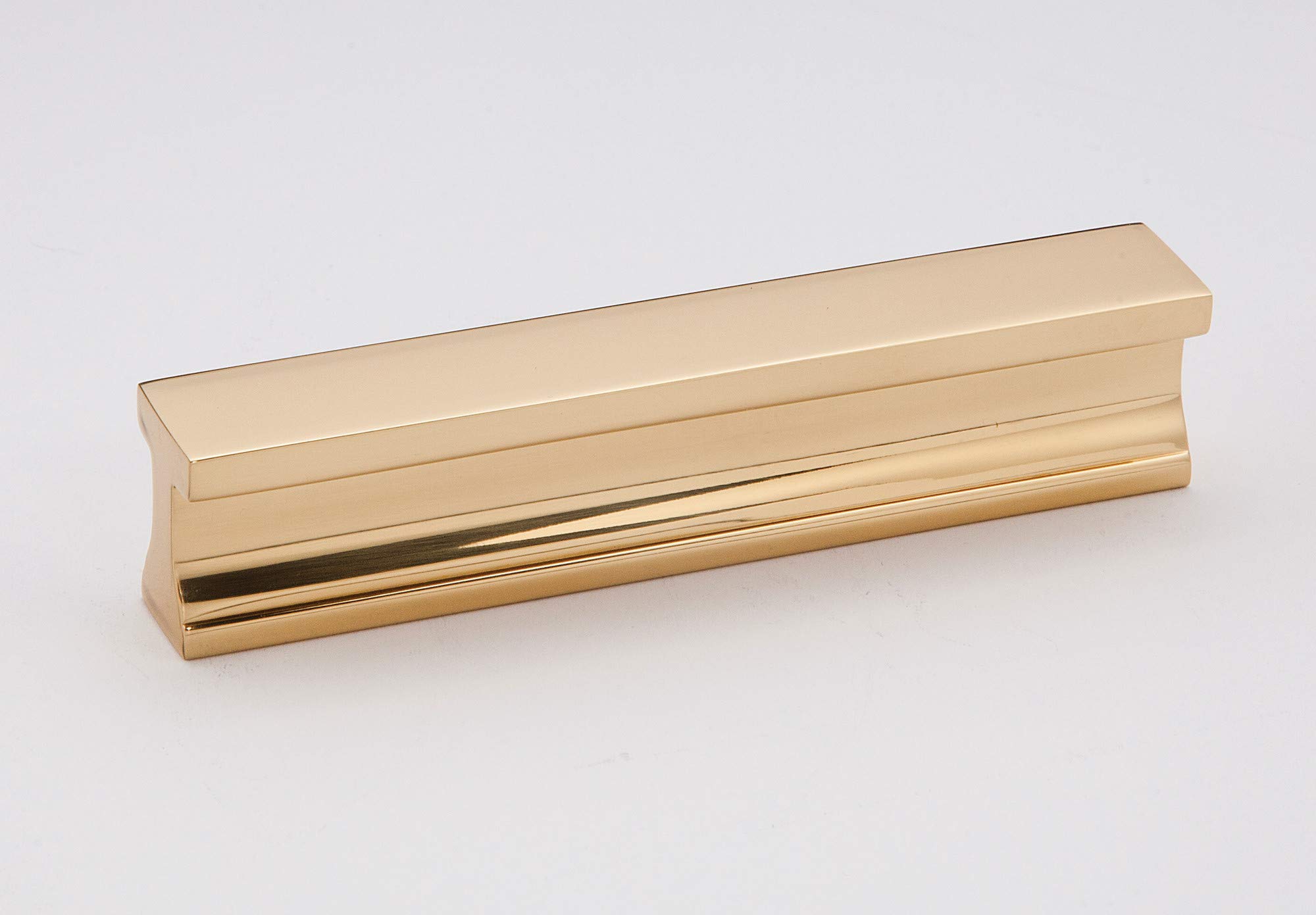 4 1/2" Center Tab Pull Finish: Polished Brass