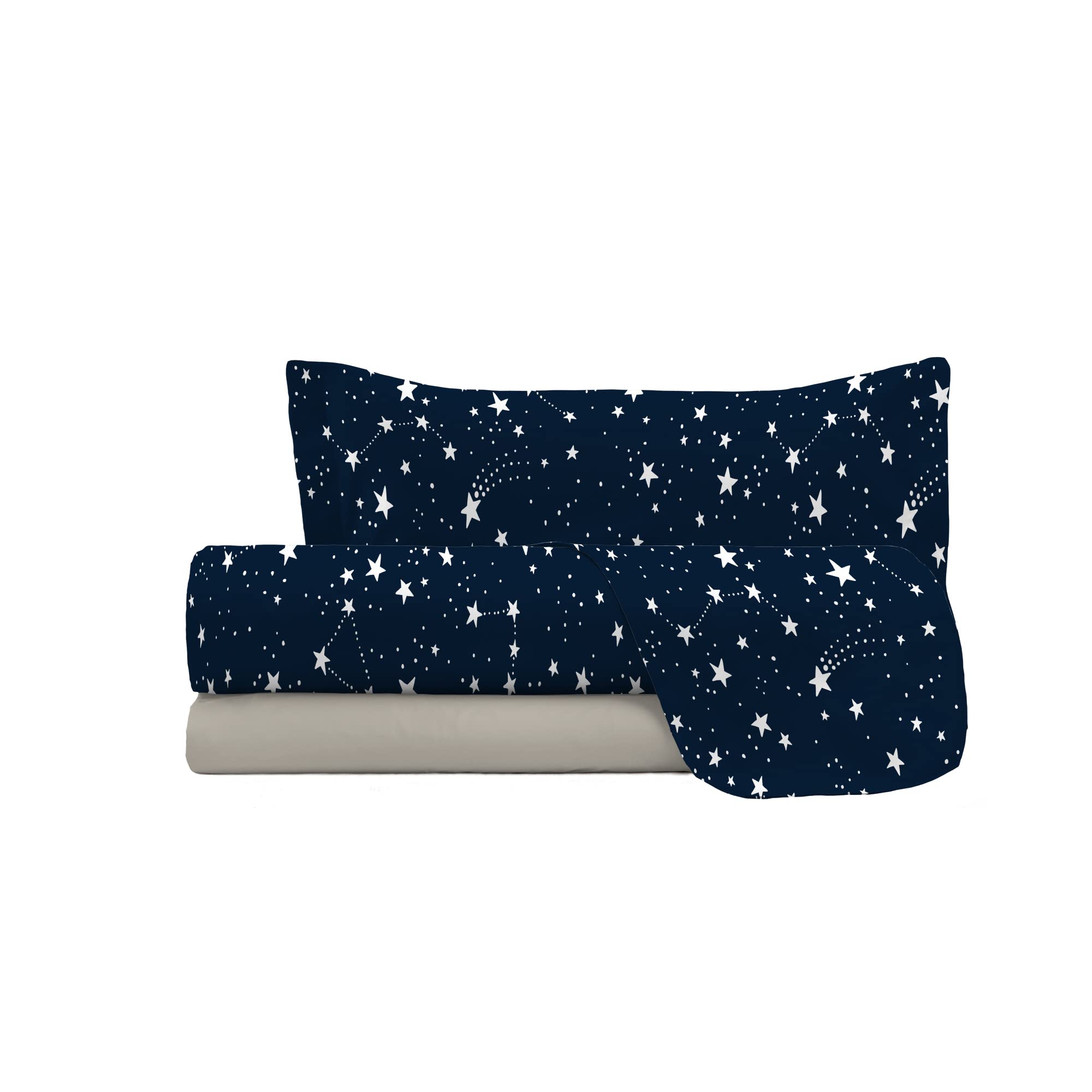 Fashion Bed Sheet Set, Made in Italy, Soft Microfibre Bed Set, Fitted Sheet - Image 3