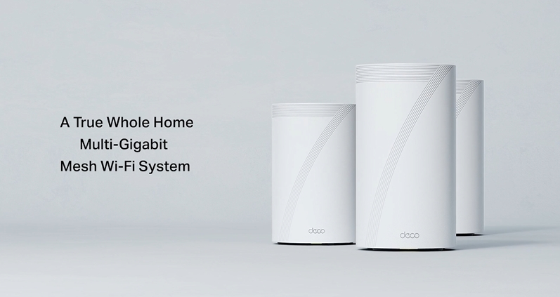 TP-Link Deco BE65(2-Pack) BE11000 Tri Band Wi-Fi 7 Mesh Wi-Fi, 320