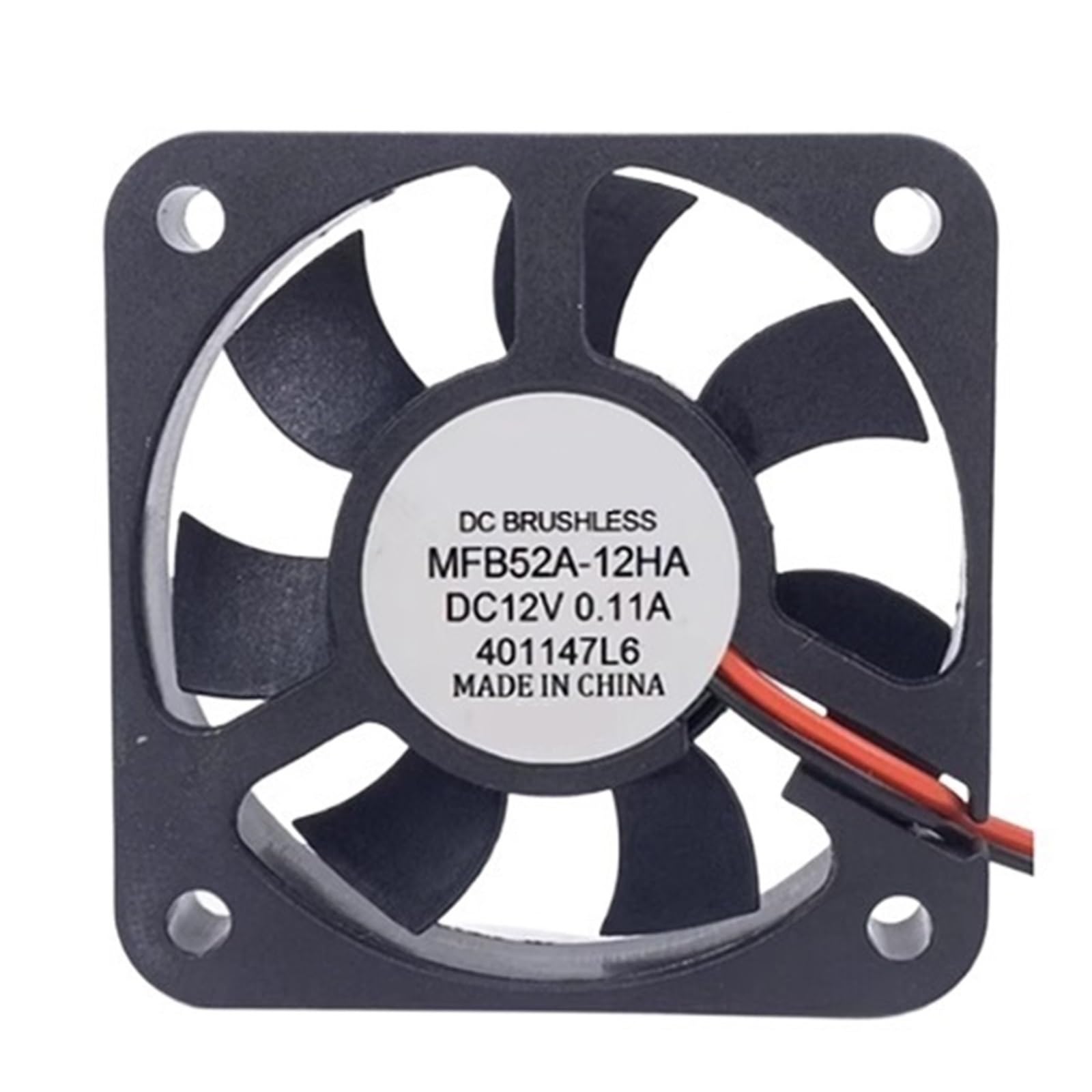 YMUGUEGH MFB52A-12HA-001 DC12V 0.09A 5010 Fan 5cm