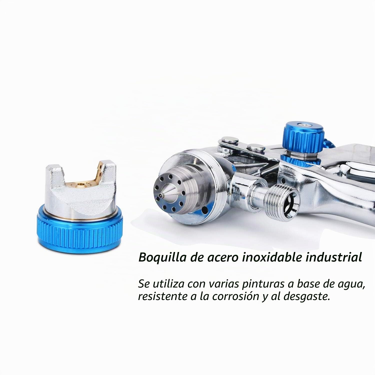 Pistola de Pintura de Aire comprimido de 1,7 mm, Pistola de pulverización Profesional HVLP para automóvil, hogar y Muebles