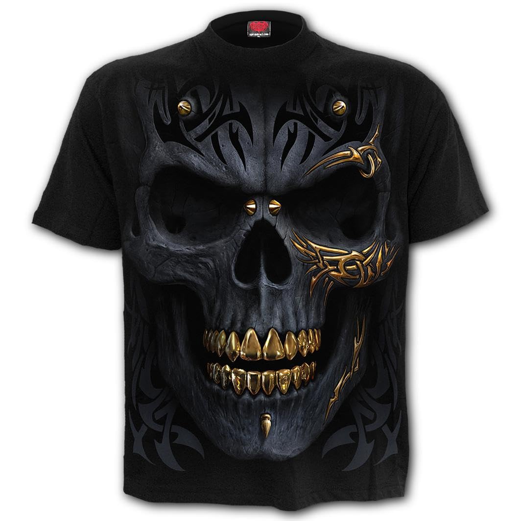 Spiral - Black Gold - T-Shirt Black - M