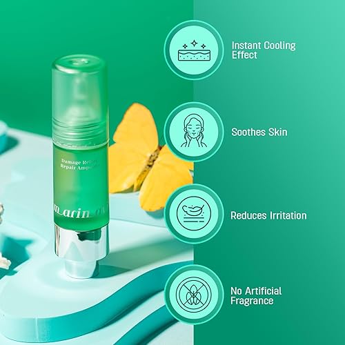 Miniatura 3 de MARINAVI Suero coreano para la cara - Ampolla reparadora de daños, suero para el cuidado de la piel para piel radiante juvenil, suero hidratante