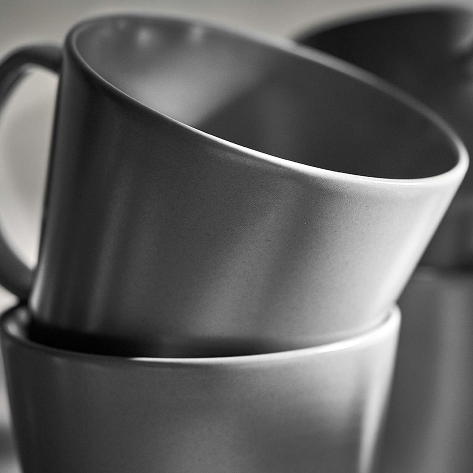 SPRINGLANE Sweet Scandi Juego de Vajilla de Cerámica de 16 Piezas – 4 Platos Vajilla, 4 Platos de Desayuno, 4 Cuencos Desayuno, 4 Tazas de Café – Vajillas Completas Modernas – Apta para Lavavajillas