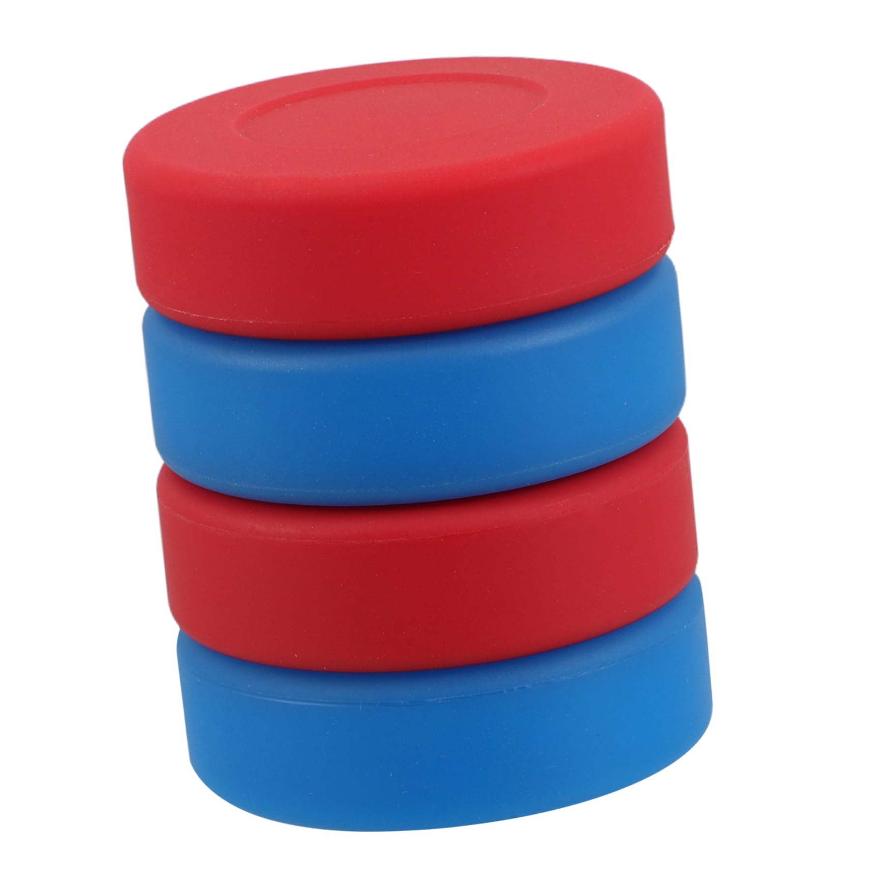 KOMBIUDA Pcs Matte Ice Hockey Pucks Outdoor Indoor PVC Hockey Balls Glow-in-The-Dark Professional Pucks for Training