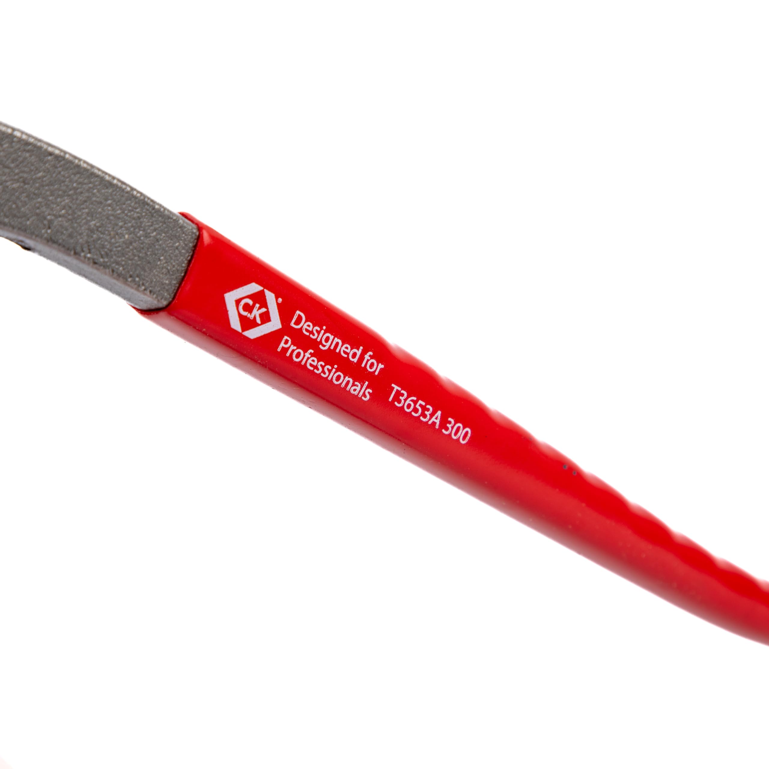 C.K Tools CK T3653A 300 - Alicates de bomba de agua con botón pulsador, mandíbula delgada de 300 mm, empuñaduras de fontanería ajustables para tuberías, grifos y accesorios, capacidad de 70 mm, junta