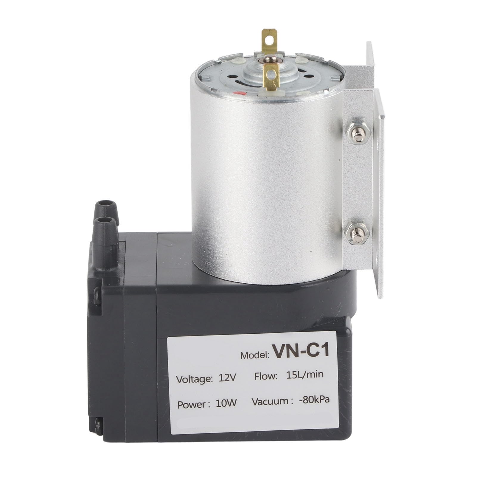 Keenso Pompe à Vide, Structure Compacte, Performances Haute Puissance pour L'analyse des Gaz, 10 W DC12 V ou DC24 V, Taille 8,5 X 6,2 X 2,5 Cm (DC12V)