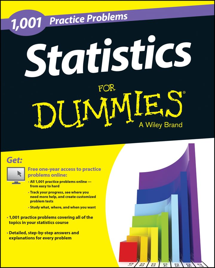 1,001 Statistics Practice Problems for Dummies