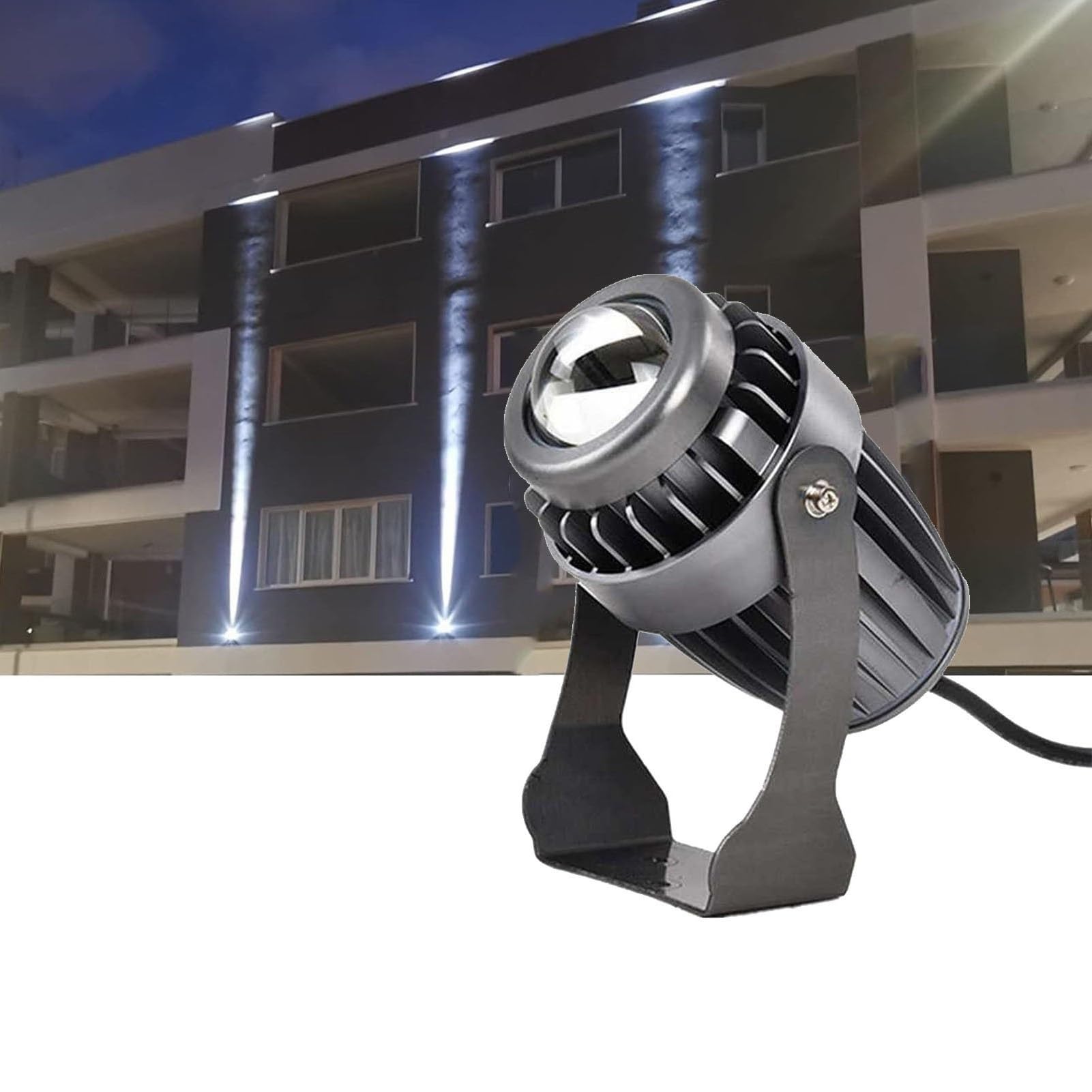 YUANCHUTOP Led Spot Lights - Spotlight Led Beam Light, 10W Outdoor Wall Lamp Landscape Lighting, IP67 Waterproof LED Spotlight Narrow Beam Spotlight, for Garden, Courtyard, Landscape Lighting(Blue)