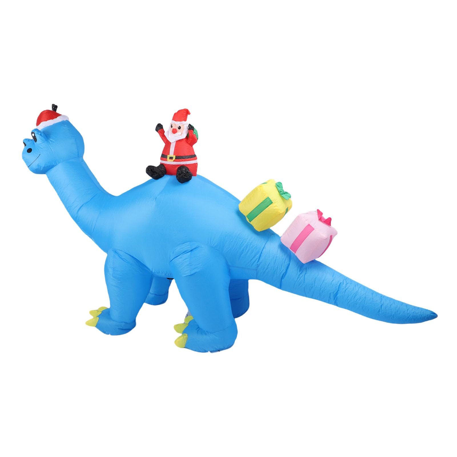 Dinosaure Gonflable de Noël Lumineux : Fini les Décors Tristes